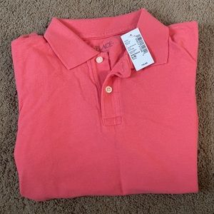 Nice boys peach polo shirt size 10-12